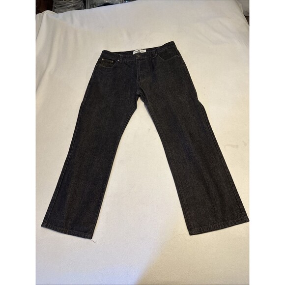 Tool Jeans Straight Denim Men's Size 38X30 Black Charcoal Wash 5-Pocket - Picture 1 of 12